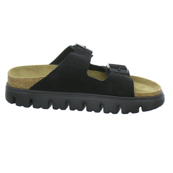 Birkenstock Arizona Platform Pantoletten Schwarz