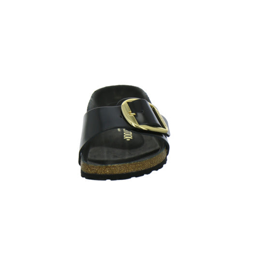 Birkenstock Madrid BB Pantoletten Schwarz - 360° Ansicht