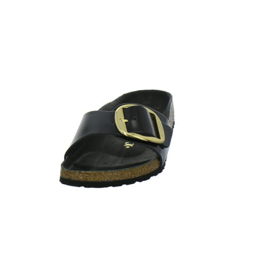 Birkenstock Madrid BB Pantoletten Schwarz - 360° Ansicht