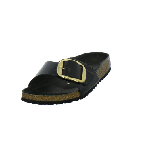 Birkenstock Madrid BB Pantoletten Schwarz - 360° Ansicht