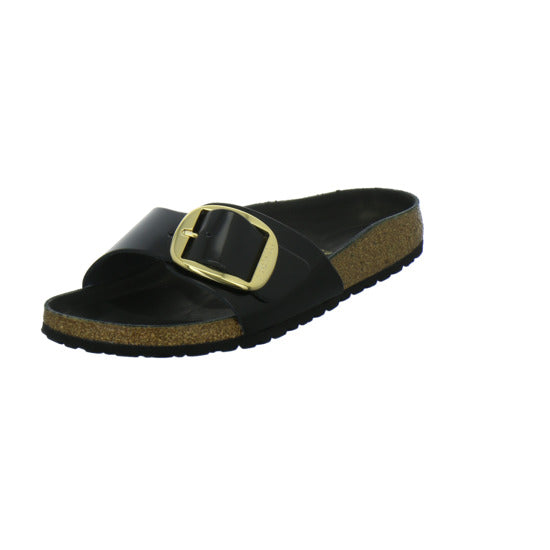 Birkenstock Madrid BB Pantoletten Schwarz - 360° Ansicht