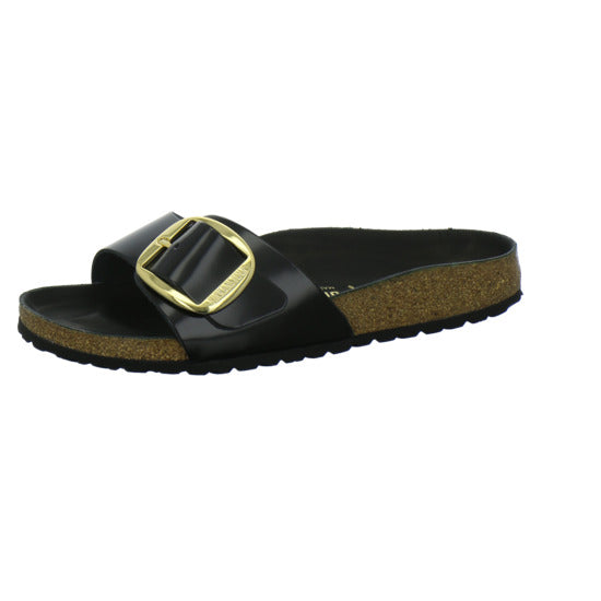 Birkenstock Madrid BB Pantoletten Schwarz - 360° Ansicht