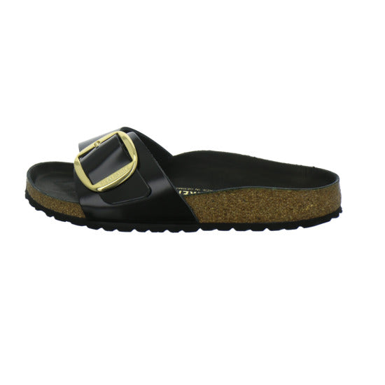 Birkenstock Madrid BB Pantoletten Schwarz - 360° Ansicht