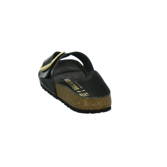 Birkenstock Madrid BB Pantoletten Schwarz - 360° Ansicht