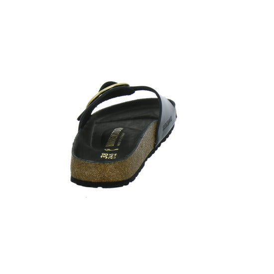 Birkenstock Madrid BB Pantoletten Schwarz - 360° Ansicht