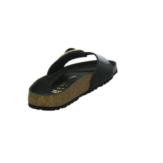 Birkenstock Madrid BB Pantoletten Schwarz - 360° Ansicht