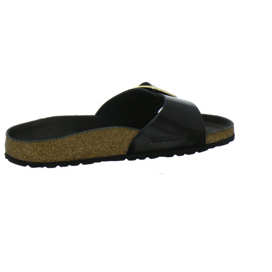 Birkenstock Madrid BB Pantoletten Schwarz - 360° Ansicht