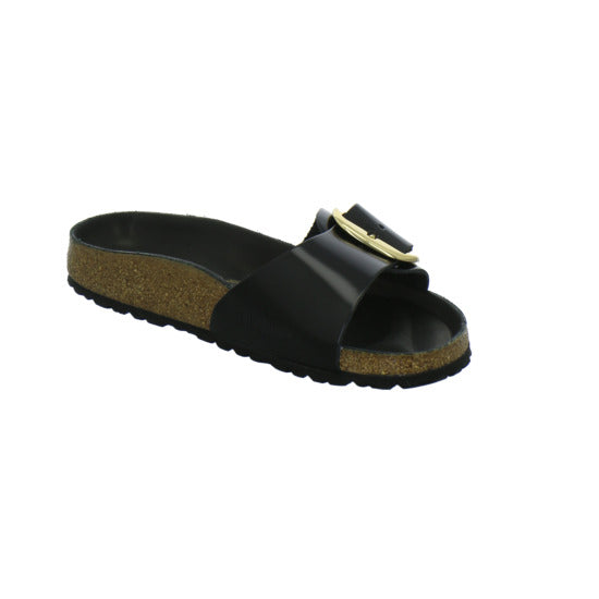 Birkenstock Madrid BB Pantoletten Schwarz - 360° Ansicht
