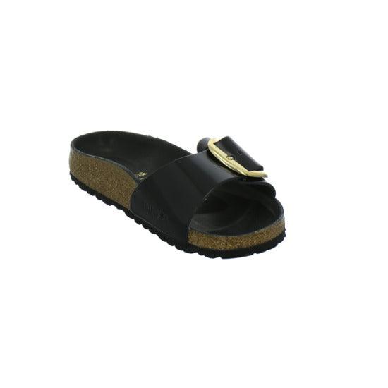 Birkenstock Madrid BB Pantoletten Schwarz - 360° Ansicht