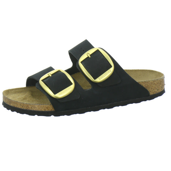 Birkenstock Arizona BB Pantoletten Schwarz - 360° Ansicht