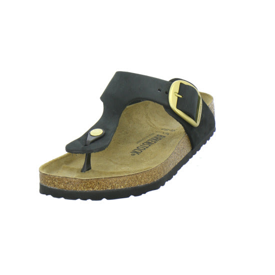 Birkenstock Gizeh BB Pantoletten Schwarz - 360° Ansicht