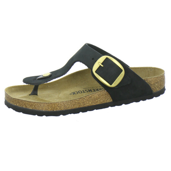 Birkenstock Gizeh BB Pantoletten Schwarz - 360° Ansicht