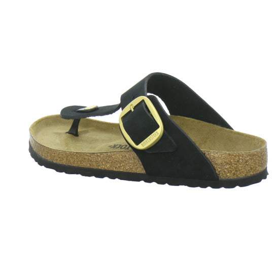 Birkenstock Gizeh BB Pantoletten Schwarz - 360° Ansicht