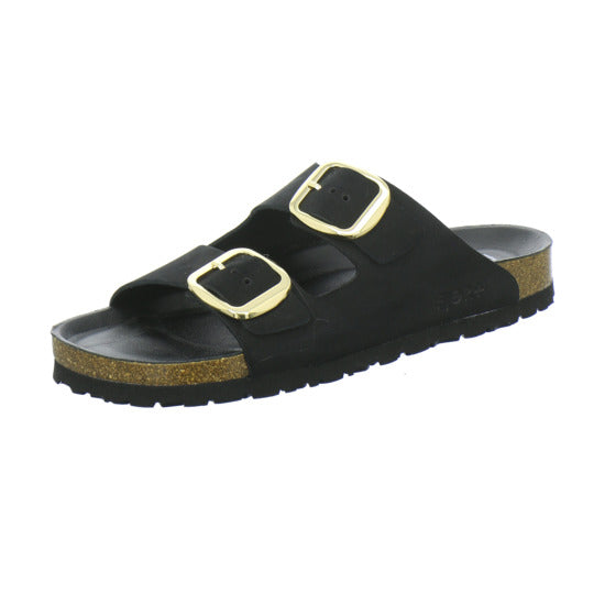 Planet Footwear GmbH Pantoletten Schwarz - 360° Ansicht