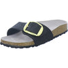 Birkenstock Pantoletten Damen Madrid Big Buckle Schwarz