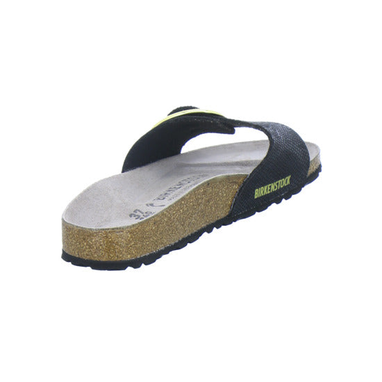 Birkenstock Pantoletten Damen Madrid Big Buckle Schwarz