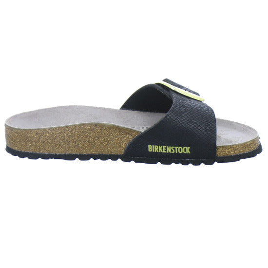 Birkenstock Pantoletten Damen Madrid Big Buckle Schwarz