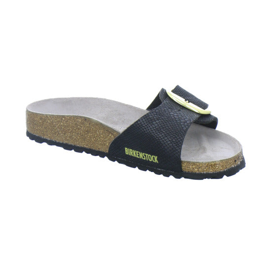 Birkenstock Pantoletten Damen Madrid Big Buckle Schwarz