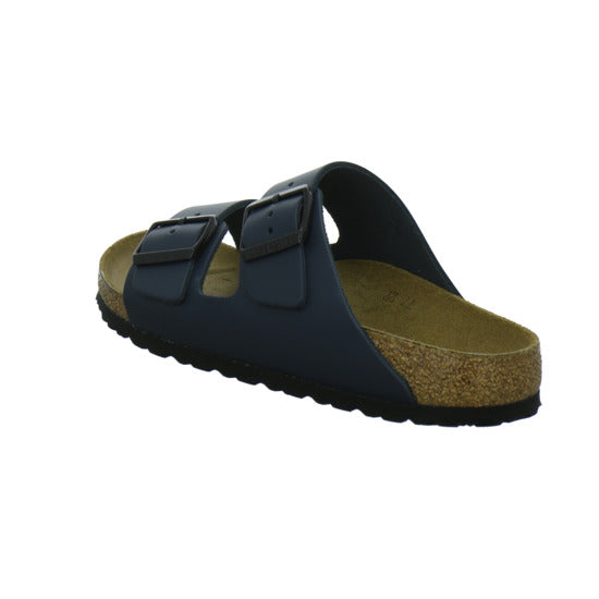 Birkenstock Arizona Pantoletten Dunkelblau - 360° Ansicht