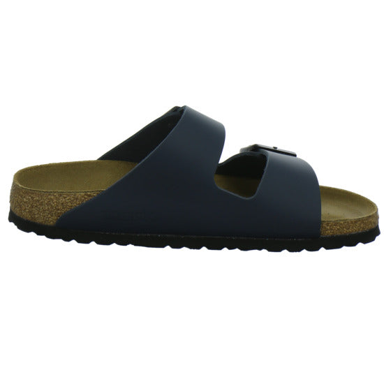 Birkenstock Arizona Pantoletten Dunkelblau - 360° Ansicht