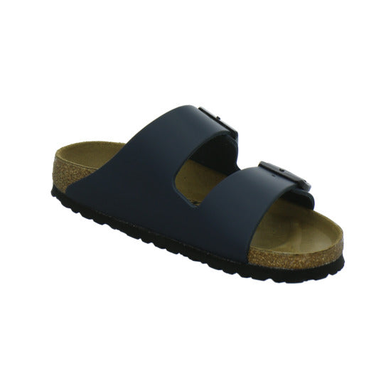 Birkenstock Arizona Pantoletten Dunkelblau - 360° Ansicht