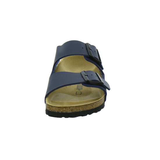 Birkenstock Arizona Pantoletten Dunkelblau - 360° Ansicht