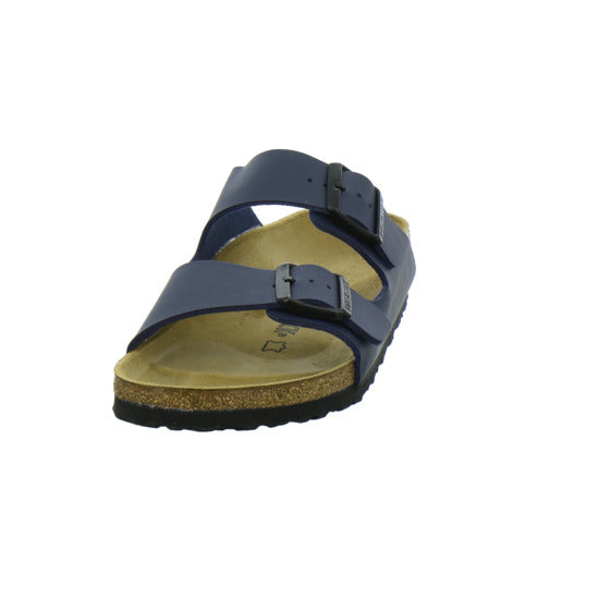 Birkenstock Arizona Pantoletten Dunkelblau - 360° Ansicht
