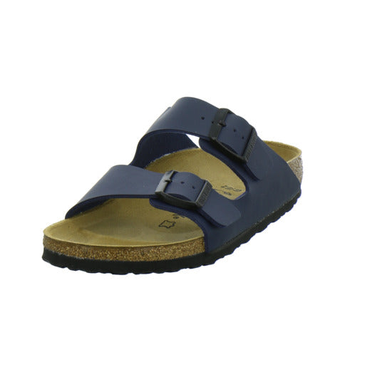 Birkenstock Arizona Pantoletten Dunkelblau - 360° Ansicht