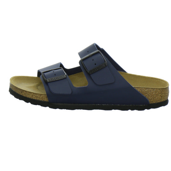 Birkenstock Arizona Pantoletten Dunkelblau - 360° Ansicht