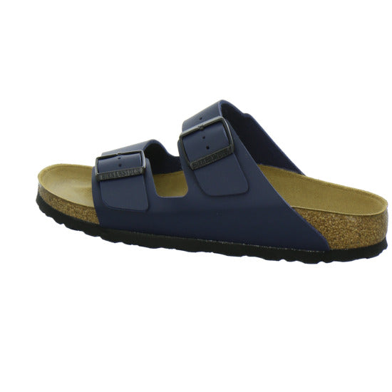 Birkenstock Arizona Pantoletten Dunkelblau - 360° Ansicht