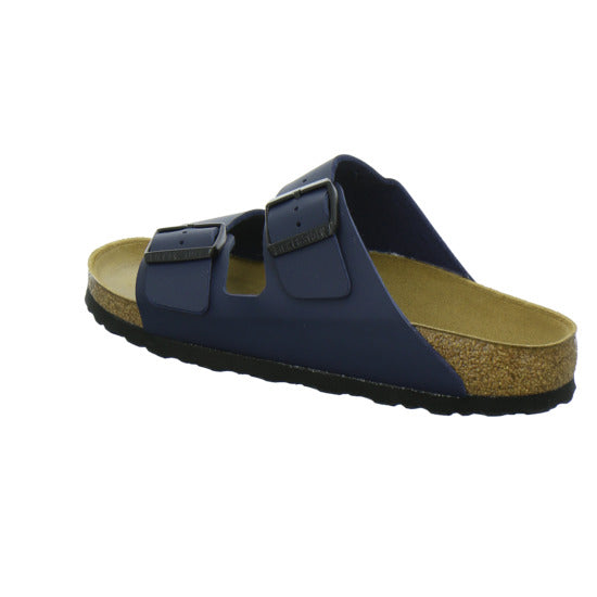 Birkenstock Arizona Pantoletten Dunkelblau - 360° Ansicht