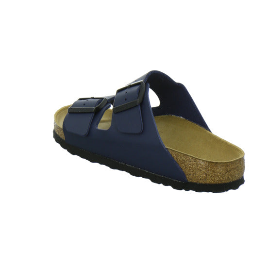 Birkenstock Arizona Pantoletten Dunkelblau - 360° Ansicht