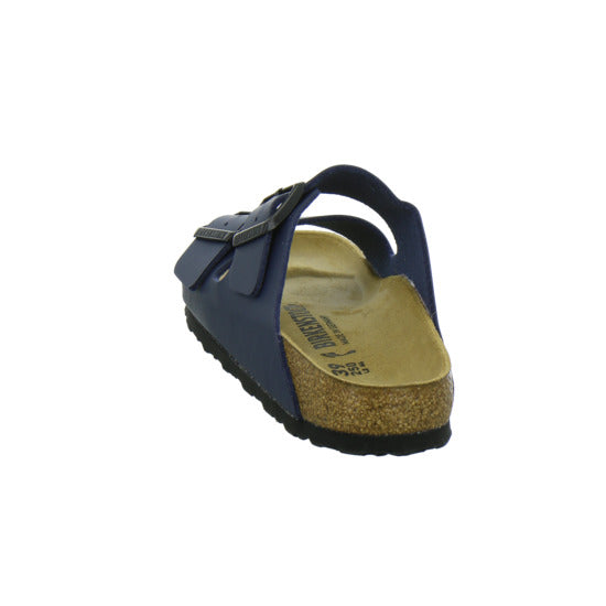 Birkenstock Arizona Pantoletten Dunkelblau - 360° Ansicht