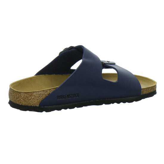 Birkenstock Arizona Pantoletten Dunkelblau - 360° Ansicht