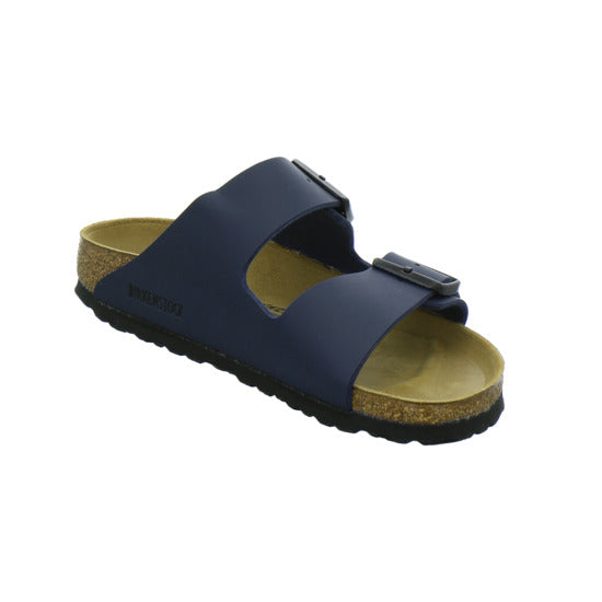 Birkenstock Arizona Pantoletten Dunkelblau - 360° Ansicht