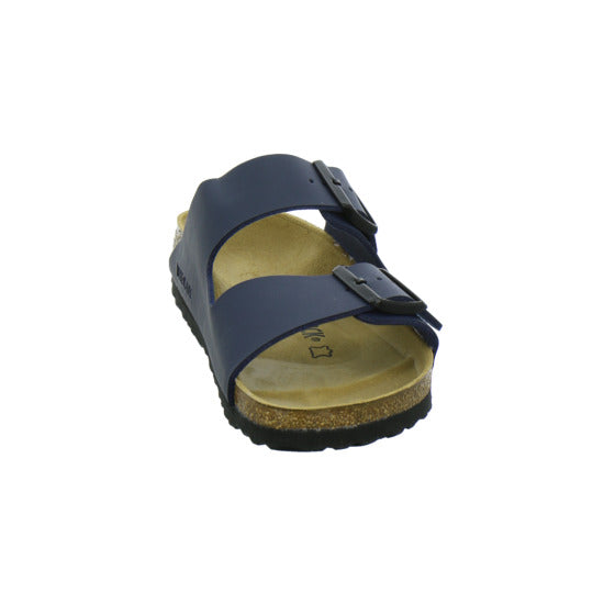 Birkenstock Arizona Pantoletten Dunkelblau - 360° Ansicht