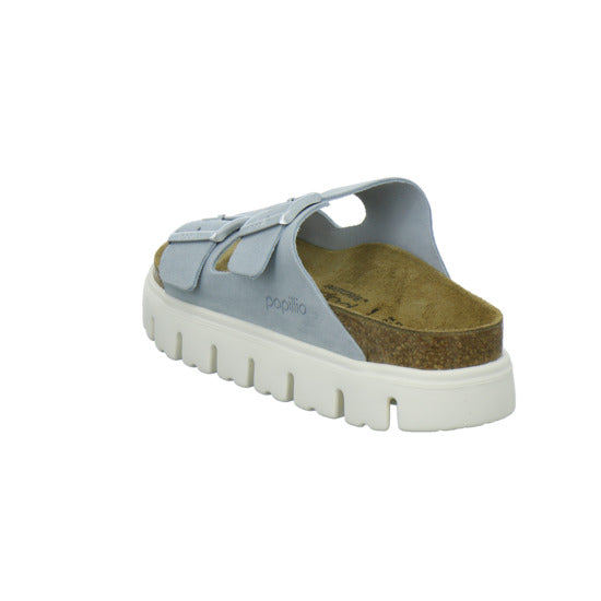 Birkenstock Arizona Platform Pantoletten Hellblau - 360° Ansicht