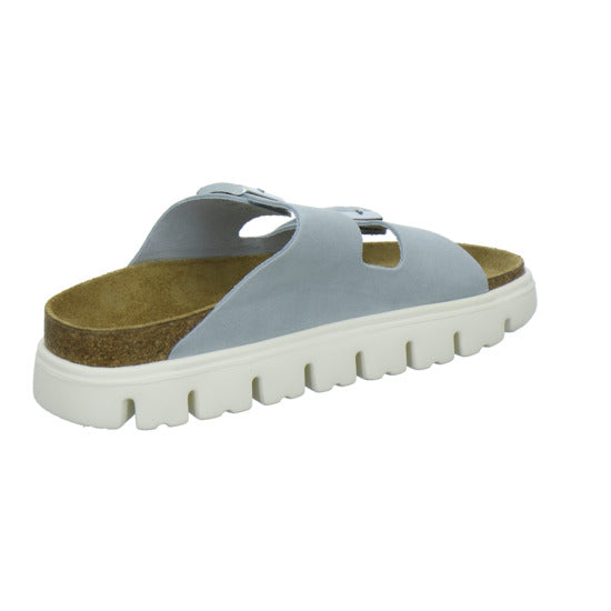 Birkenstock Arizona Platform Pantoletten Hellblau - 360° Ansicht