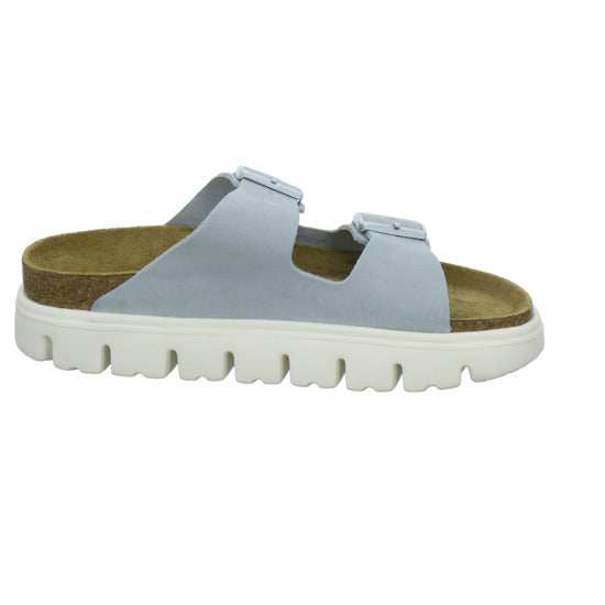 Birkenstock Arizona Platform Pantoletten Hellblau - 360° Ansicht