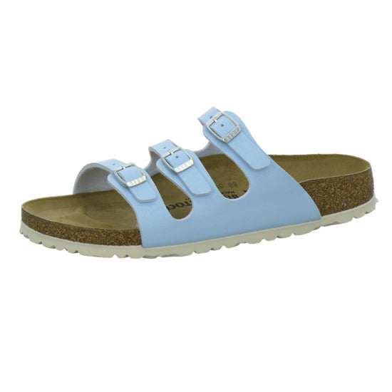 Birkenstock Florida Pantoletten Hellblau