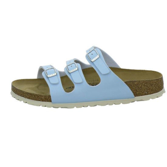 Birkenstock Florida Pantoletten Hellblau
