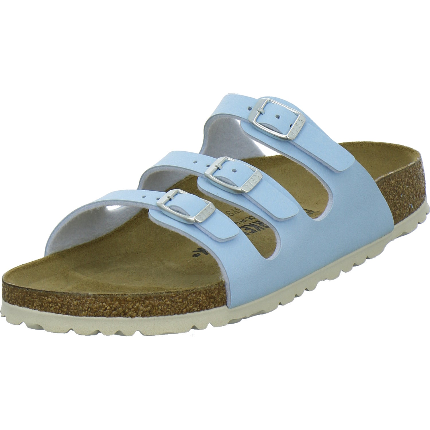 Birkenstock Florida Pantoletten Hellblau