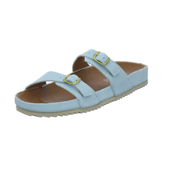 Verbenas Pantoletten Damen Hellblau
