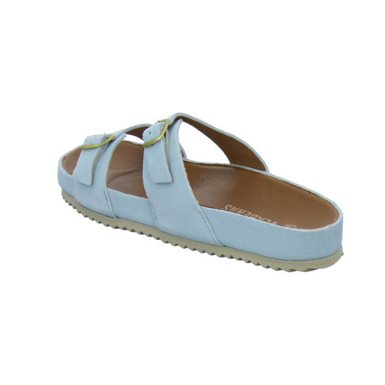 Verbenas Pantoletten Damen Hellblau