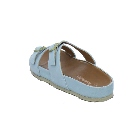 Verbenas Pantoletten Damen Hellblau