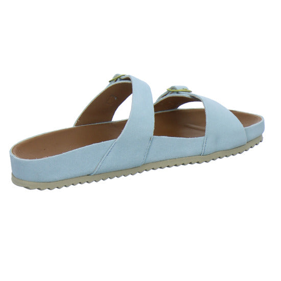 Verbenas Pantoletten Damen Hellblau