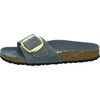 Birkenstock Pantoletten Damen Madrid Big Buckle Denim