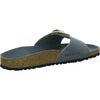 Birkenstock Pantoletten Damen Madrid Big Buckle Denim
