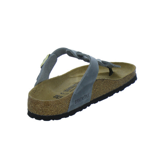 Birkenstock Pantoletten Damen Gizeh Braided Denim