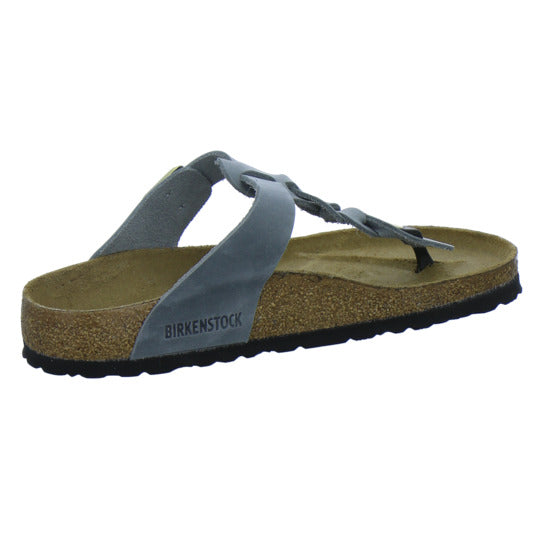 Birkenstock Pantoletten Damen Gizeh Braided Denim